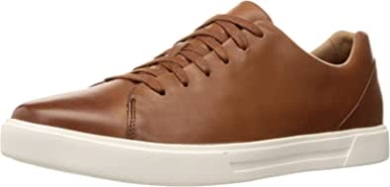 Clarks Braun Tan Leder Herren Un Costa Lace Sneaker