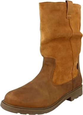 Clarks Braun Tan Leder Tan Leder Astrol Rise K Stiefeletten Für Mädchen