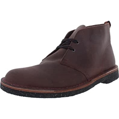 Clarks Buschacre 3 Chukka-stiefel Aus Weinrotem Leder Für Herren