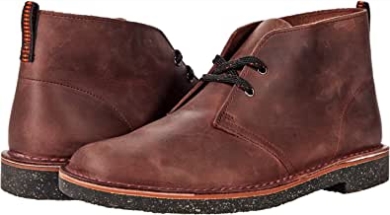 Clarks Bushacre 3 Burgunderrotes Leder