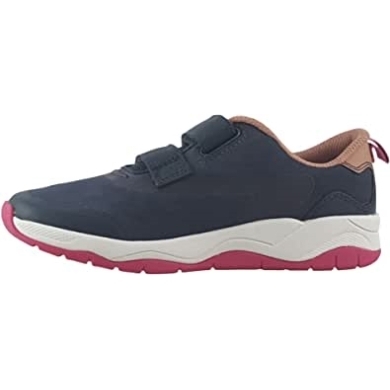 Clarks C Lowder Race O Marineblaue Synthetische Turnschuhe Für Mädchen