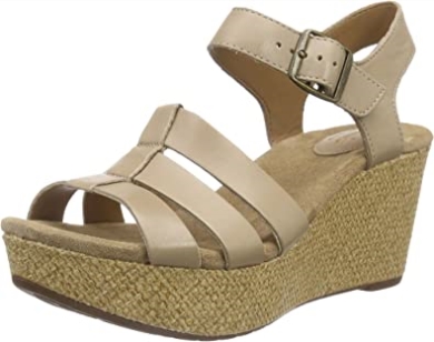 Clarks Caslynn Harp Keilabsatzsandalen Für Damen