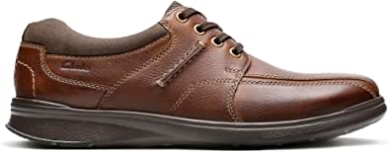 Clarks Cotrell Walk Lederschuhe Tabak