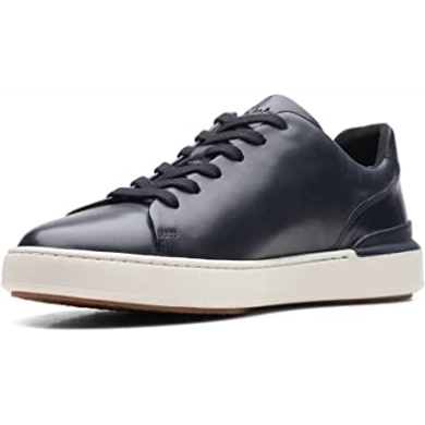 Clarks Court Lite Lace Lederschuhe Marineblau