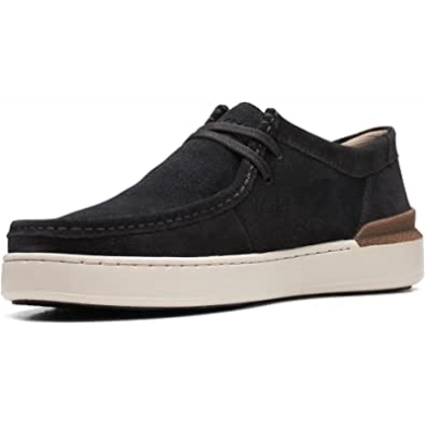 Clarks Court Lite Wally Wildlederschuhe Schwarz