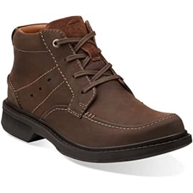 Clarks Dunkelbraune New Wave Center Top Stiefel