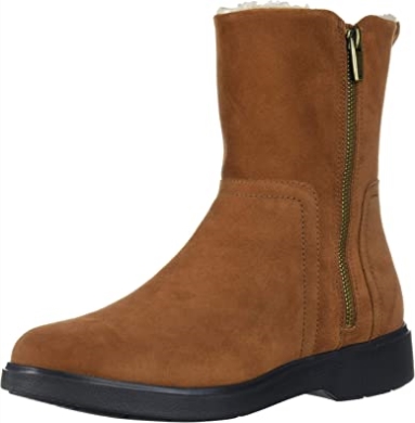 Clarks Un Elda Mid Ankle Boots Aus Dunkelbraunem Wildleder Für Damen