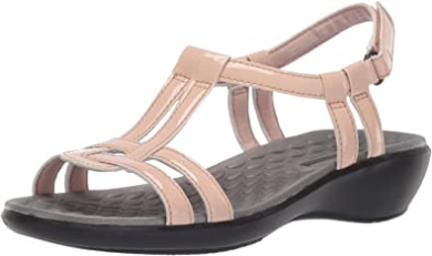 Clarks Sonar Aster Sandale Aus Staubrosa Synthetischem Lack Für Damen