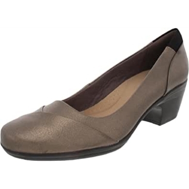 Clarks Emily Alexa Metallic Synthetisch 9 A Schmal
