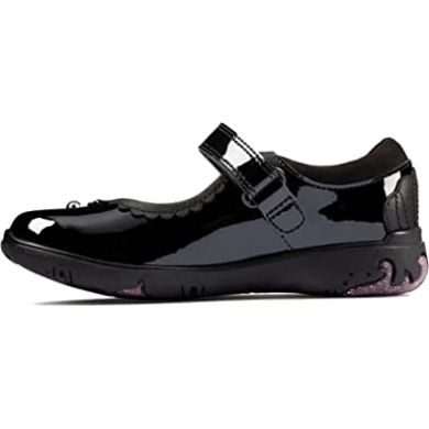 Clarks Formale Schulschuhe Für Mädchen Meerschimmer T Schwarz