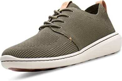 Clarks Grüner Khakifarbener Step Urban Mix Sneaker Für Herren