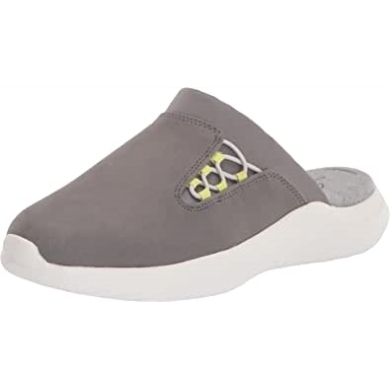 Clarks Nova Ease Mule Für Damen Aus Grauem Textil