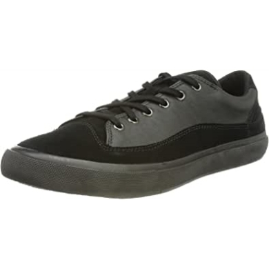 Clarks Aceley Lo Sneaker Für Herren Aus Schwarzem Leder