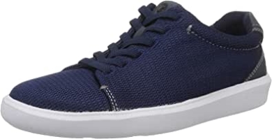 Clarks Cambro Low Sneaker Für Herren, Marineblaues Textil