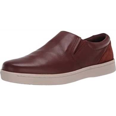 Clarks Herren Kitna Free Sneaker Mahagoni Ny Leder