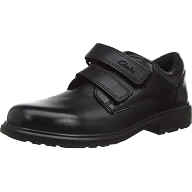 Clarks Remi Pace K Wide Fit Schuluniform Schuhe Schwarz Für Herren