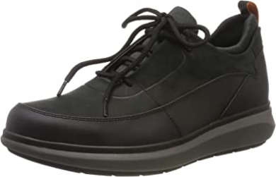 Clarks Un Venture Niedrige Derbys Für Herren Schwarze Kombi Schwarze Kombi