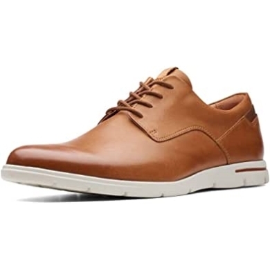Clarks Vennor Walk Derbys Für Herren Aus Braunem, Hellbraunem Leder