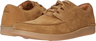 Clarks Herren Oakland Walk Schuhe Dunkelsand Kombi