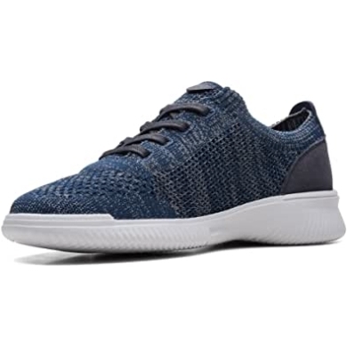 Clarks Marineblaue Donaway-strick-sneaker Für Herren