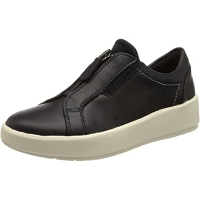Clarks Layton Rae Sneaker Aus Marineblauem Leder Für Damen