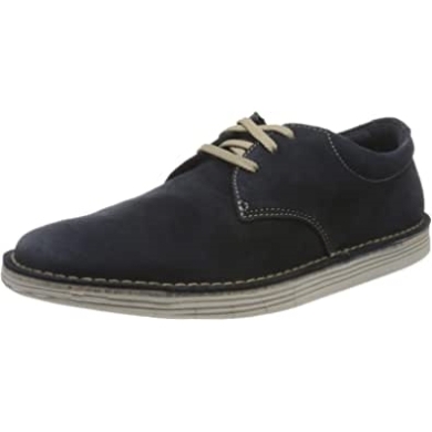 Clarks Forge Vibe Sneaker Aus Marineblauem Wildleder Für Herren