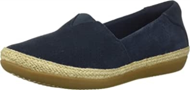 Clarks Danelly Sky Loafer Aus Marineblauem Wildleder Für Damen