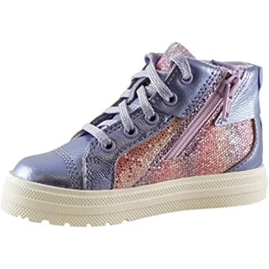 Clarks Nova City Kleinkind Lederstiefel Flieder