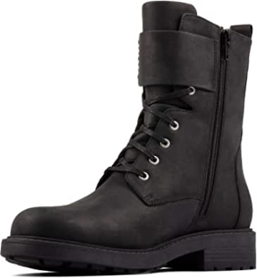 Clarks Orinoco 2 Spitze Schwarzes Leder 6 D