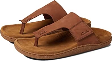 Clarks Pilton Post Dunkelbraunes Nubukleder