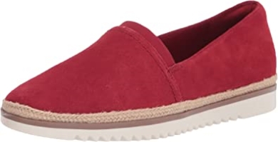 Clarks Serena Paige Loafer Aus Rotem Wildleder Für Damen