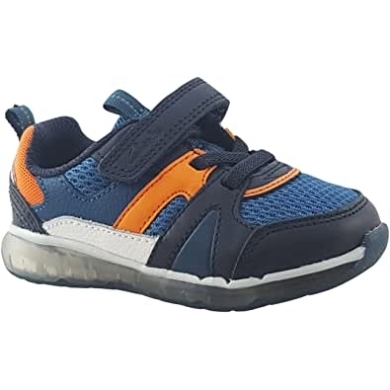 Clarks Spark Flash To Blue Materialkombination Jungen Turnschuhe Kind