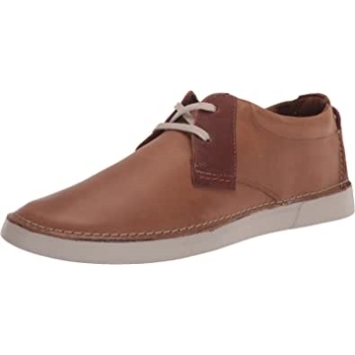 Clarks Gereld Low Sneaker Aus Hellbraunem Leder Für Herren