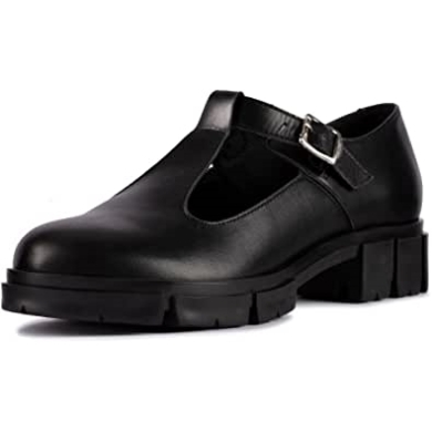 Clarks Teala Bar Lederschuhe Schwarz