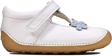 Clarks Ti Ny Sun Kleinkind Lederschuhe Weiß