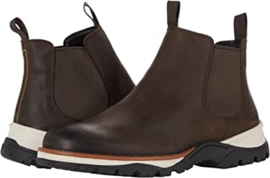 Clarks Topton Chelsea Schwarzes Geöltes Leder Dunkelbraunes Geöltes Leder