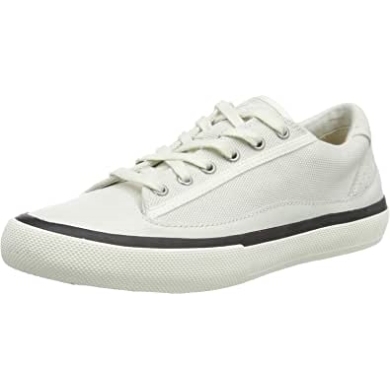 Clarks Aceley Spitzensneaker Aus Weißem Segeltuch Für Damen