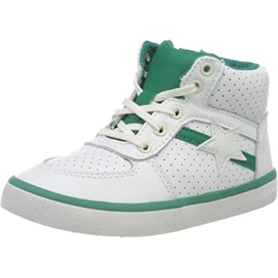 Clarks City Flake T Sneaker Aus Weißem Leder Für Jungen