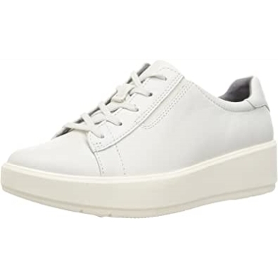 Clarks Layton Lace Sneaker Aus Weißem Leder Für Damen