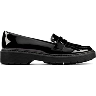 Clarks Witcombe Dawn Lederschuhe Schwarz
