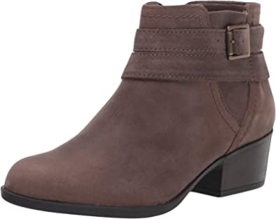 Clarks Adreena Show Ankle Boot Für Damen Aus Dunklem Taupe Leder