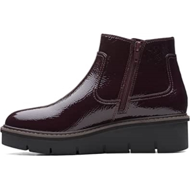 Clarks Damen-stiefeletten Im Airabell-stil, Bordeauxrot