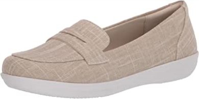 Clarks Ayla Form Loafer Für Damen Naturleinen