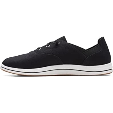 Clarks Breeze Ave Sneaker Aus Schwarzem Canvas Für Damen