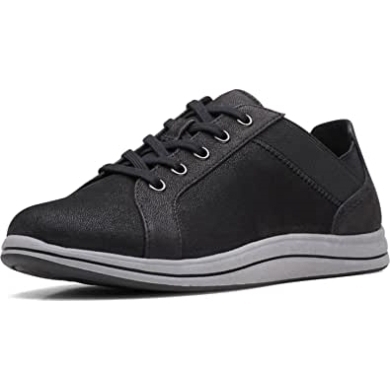Clarks Breeze Sky Damensneaker Aus Schwarzem Textil