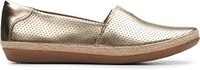 Clarks Danelly Sky Loafer Für Damen Champagner Synthetisch Metallic Champagner