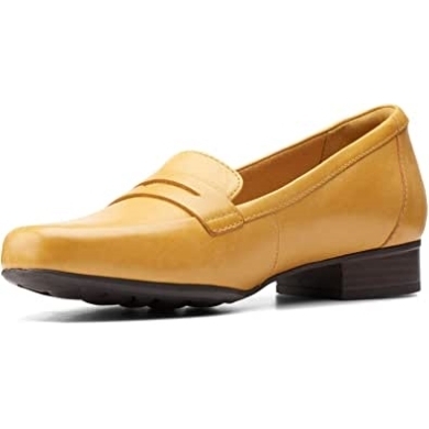 Clarks Juliet Coast Loafer Für Damen, Gelbes Leder