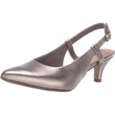 Clarks Linvale Looppumps Zinnleder Für Damen