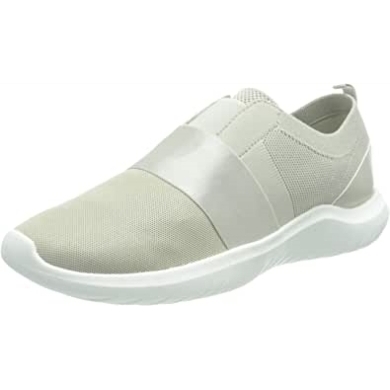 Clarks Nova Lumis Damensneaker Champagner Metallic Textil