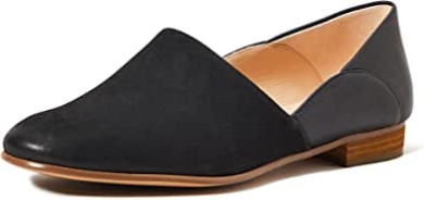 Clarks Pure Tone Loafer Für Damen In Flachem Schwarz